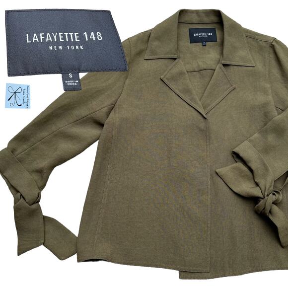 Lafayette 148 New York Loose Blazer Sz S - Picture 1 of 4